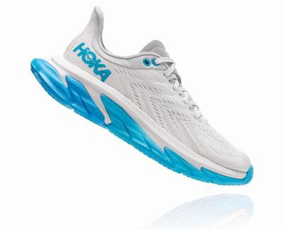 Hoka One One Clifton Edge - Sapatilhas De Estrada Mulher - Cinzentas Azuis, JU73014